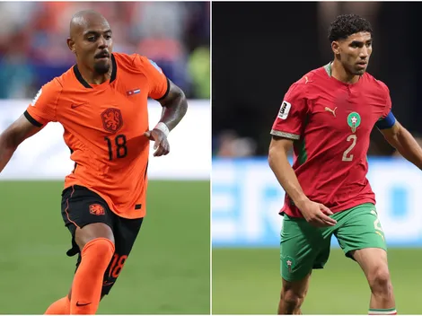 In which city and stadium are Netherlands vs Morocco playing today?
