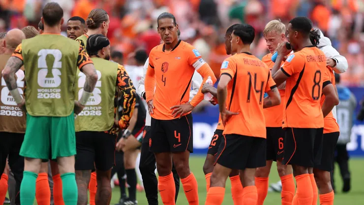 Virgil van Dijk #4 of Netherlands.
