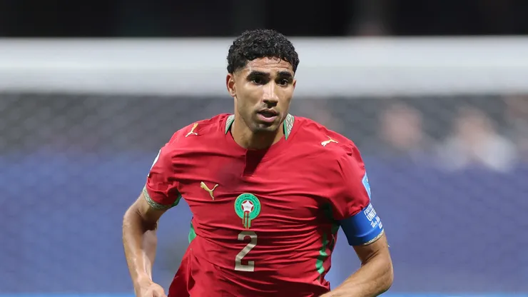 Achraf Hakimi #2 of Morocco.