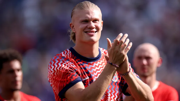 Erling Haaland #9 of Norway during the FIFA World Cup 2026 Group I match