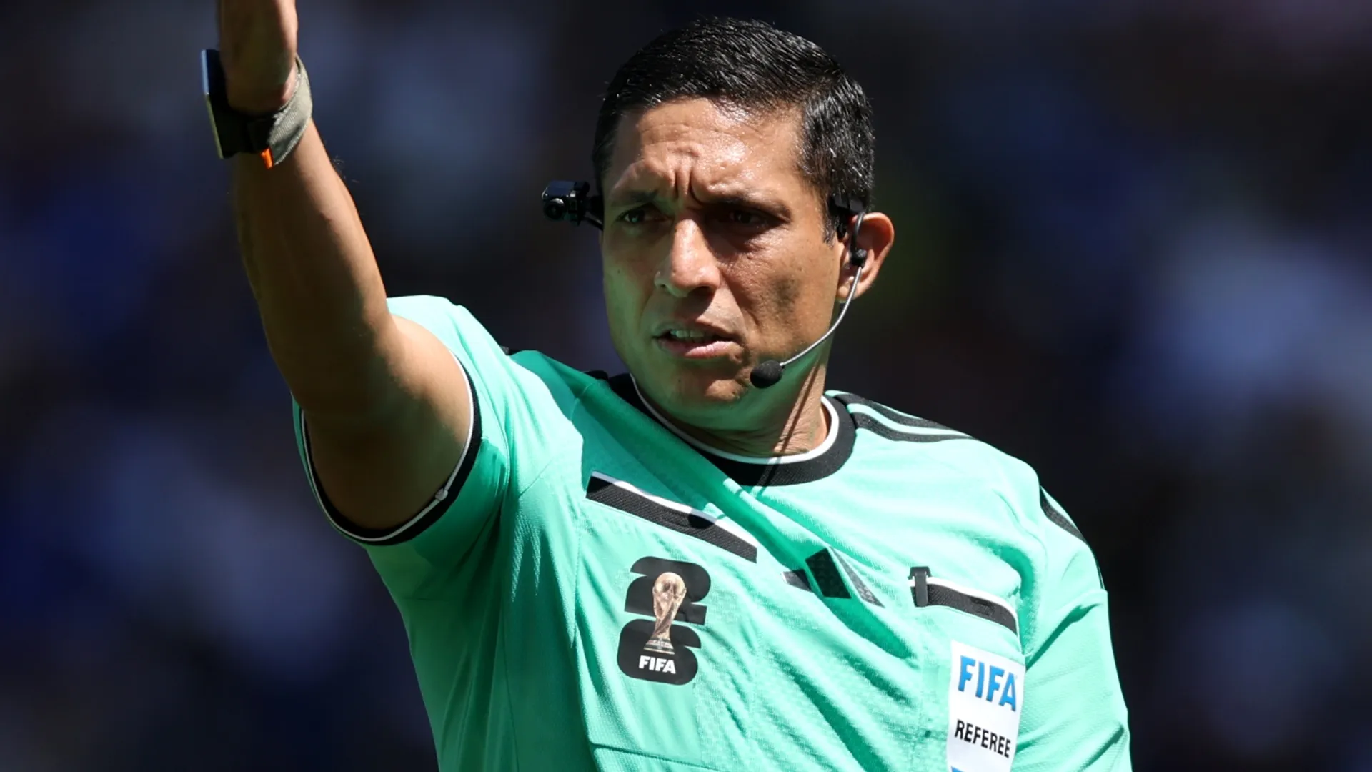 Jesus Valenzuela during the FIFA World Cup 2026 Group B match (Source: Stu Forster/Getty Images)