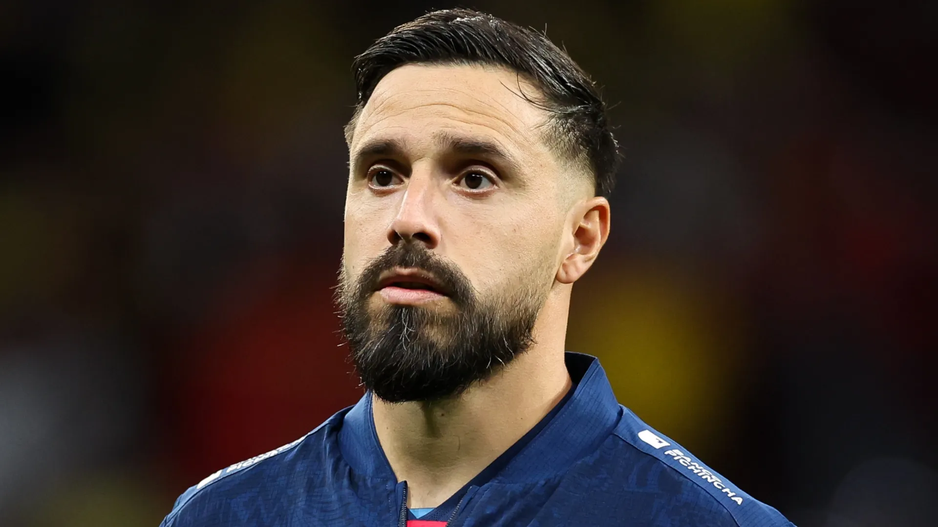 Hernan Galindez of Ecuador looks on prior to an international friendly match (Source: Florencia Tan Jun/Getty Images)