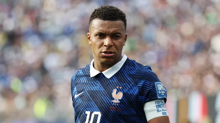 Kylian Mbappe #10 of France.