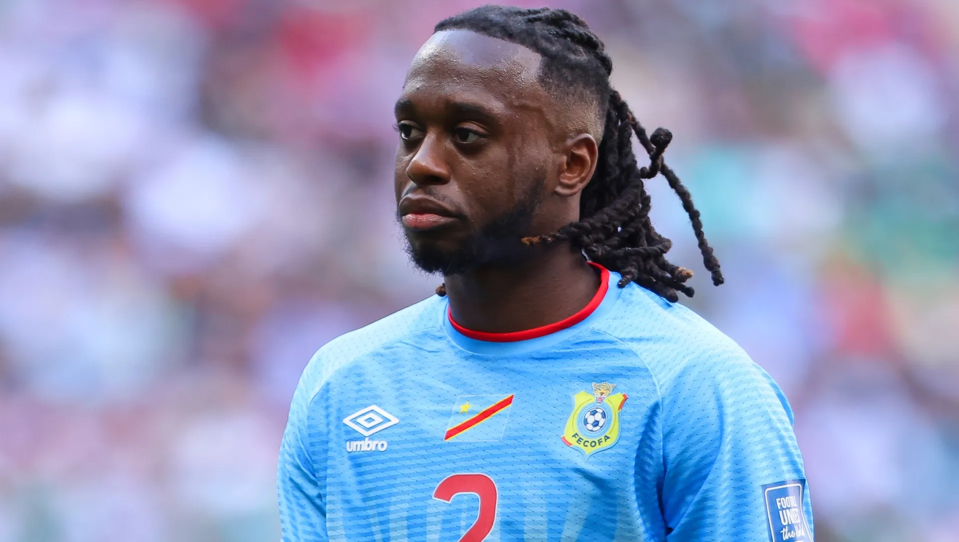 Aaron Wan-Bissaka of DR Congo. Agustin Cuevas/Getty Images