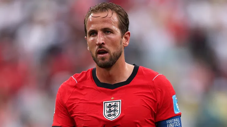 Harry Kane #9 of England during the FIFA World Cup 2026 Group L match