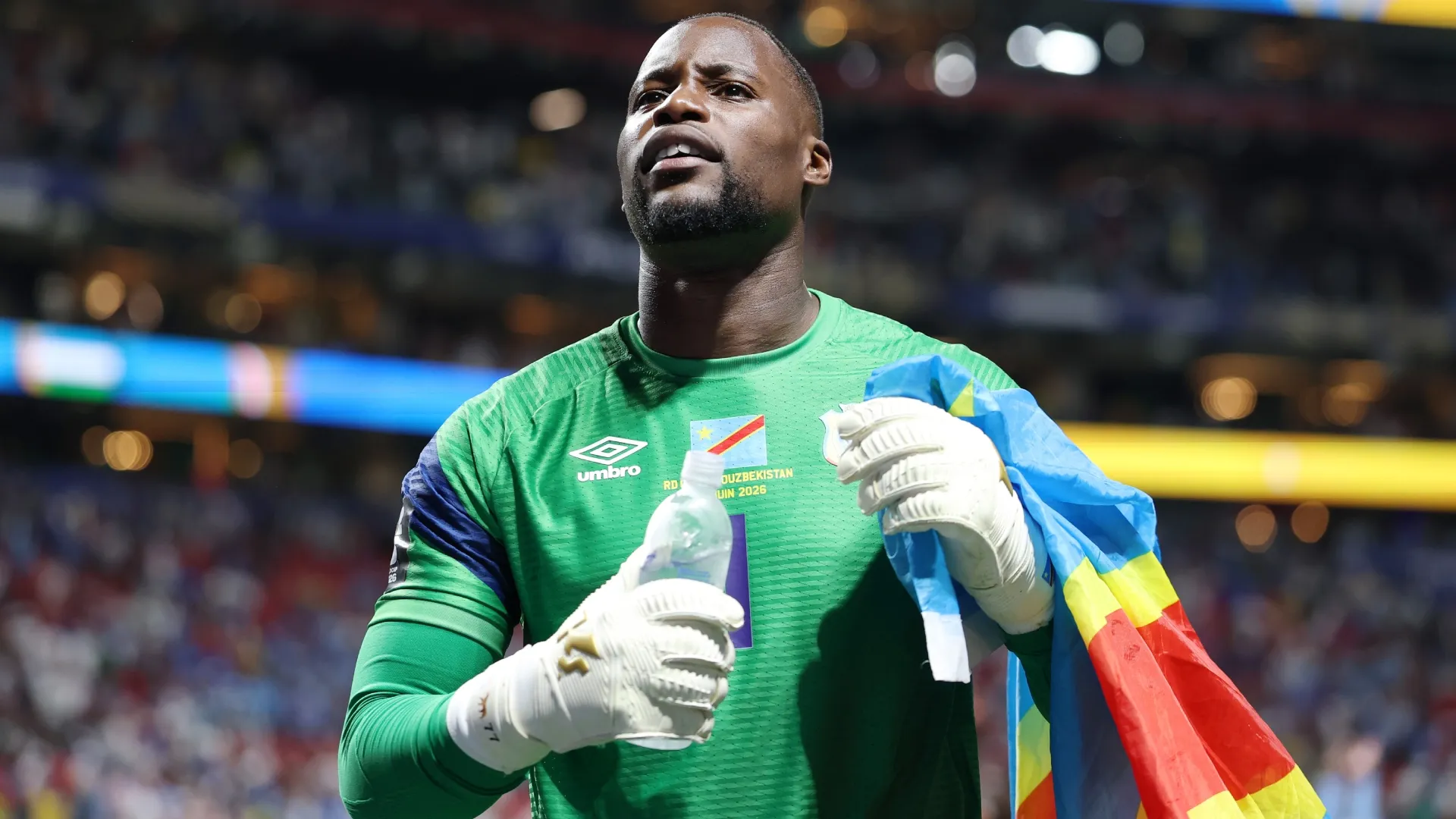 Lionel Mpasi during the FIFA World Cup 2026 Group K match (Source: Molly Darlington/Getty Images)