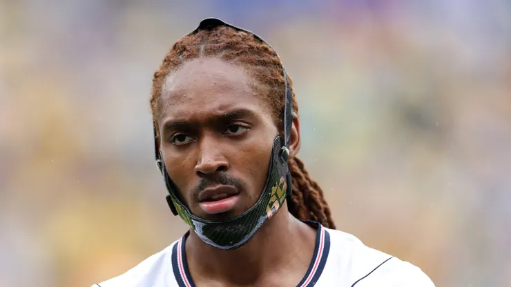 Djed Spence of England at the 2026 World Cup