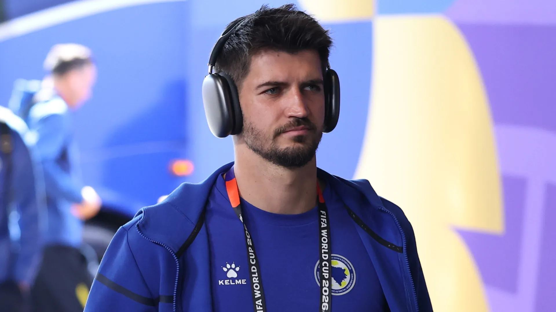 Nikola Vasilj before the FIFA World Cup 2026 Group B match (Source: Stu Forster/Getty Images)