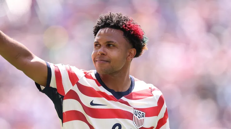 Weston McKennie #8 of the United States.