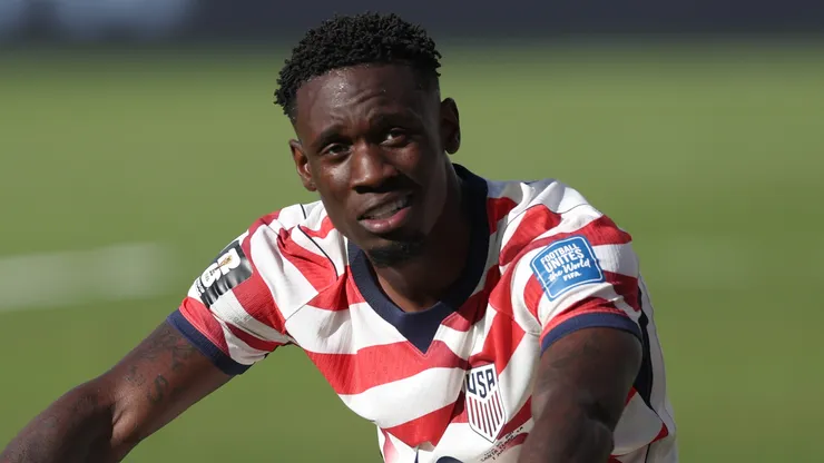 Folarin Balogun #20 of the United States.