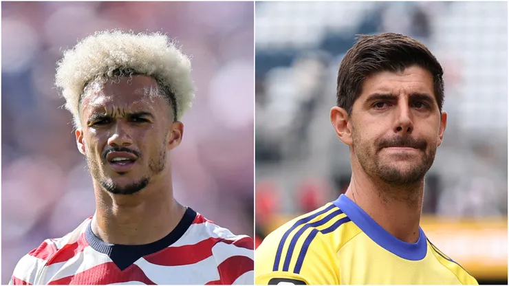 Anthonee Robinson (USA) and Thibaut Courtois (Belgium)