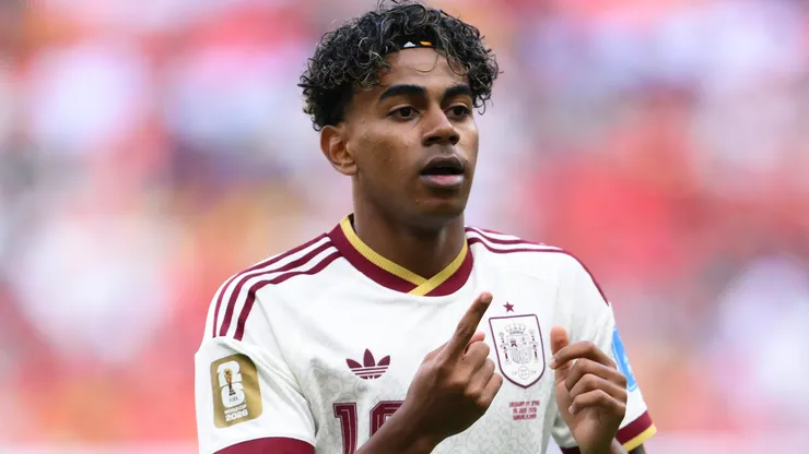 Lamine Yamal #19 of Spain during the FIFA World Cup 2026 Group H match
