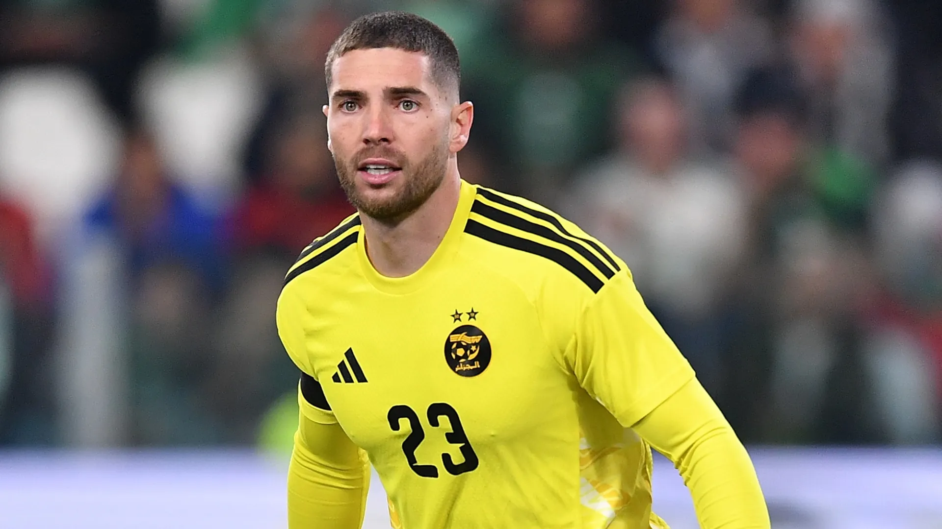 Luca Zidane of Algeria in action during an international friendly match (Source: Valerio Pennicino/Getty Images)