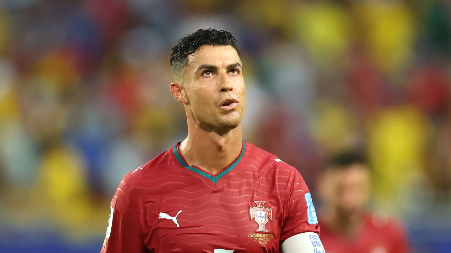 Cristiano Ronaldo #7 of Portugal.