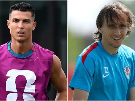 The uniforms Portugal and Croatia are wearing today