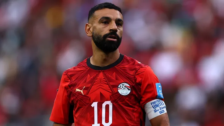 Mohamed Salah of Egypt during the FIFA World Cup 2026 Group G match