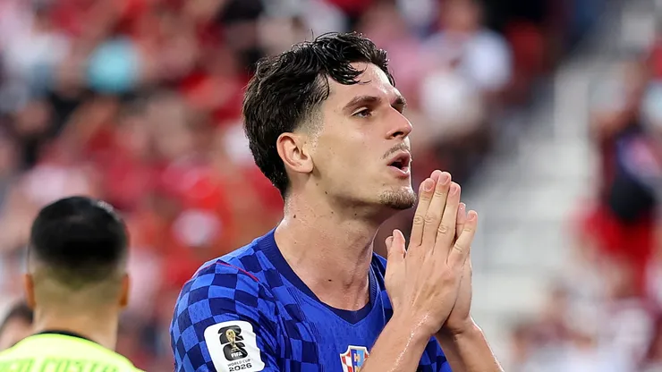 Igor Matanovic of Croatia during the loss to Portugal.