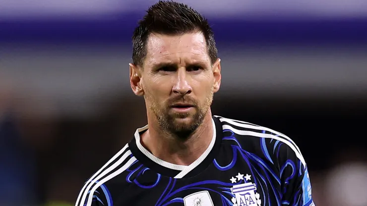 Lionel Messi #10 of Argentina.