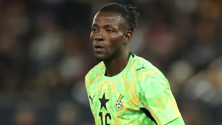 Benjamin Asare of Ghana reacts during the international friendly match