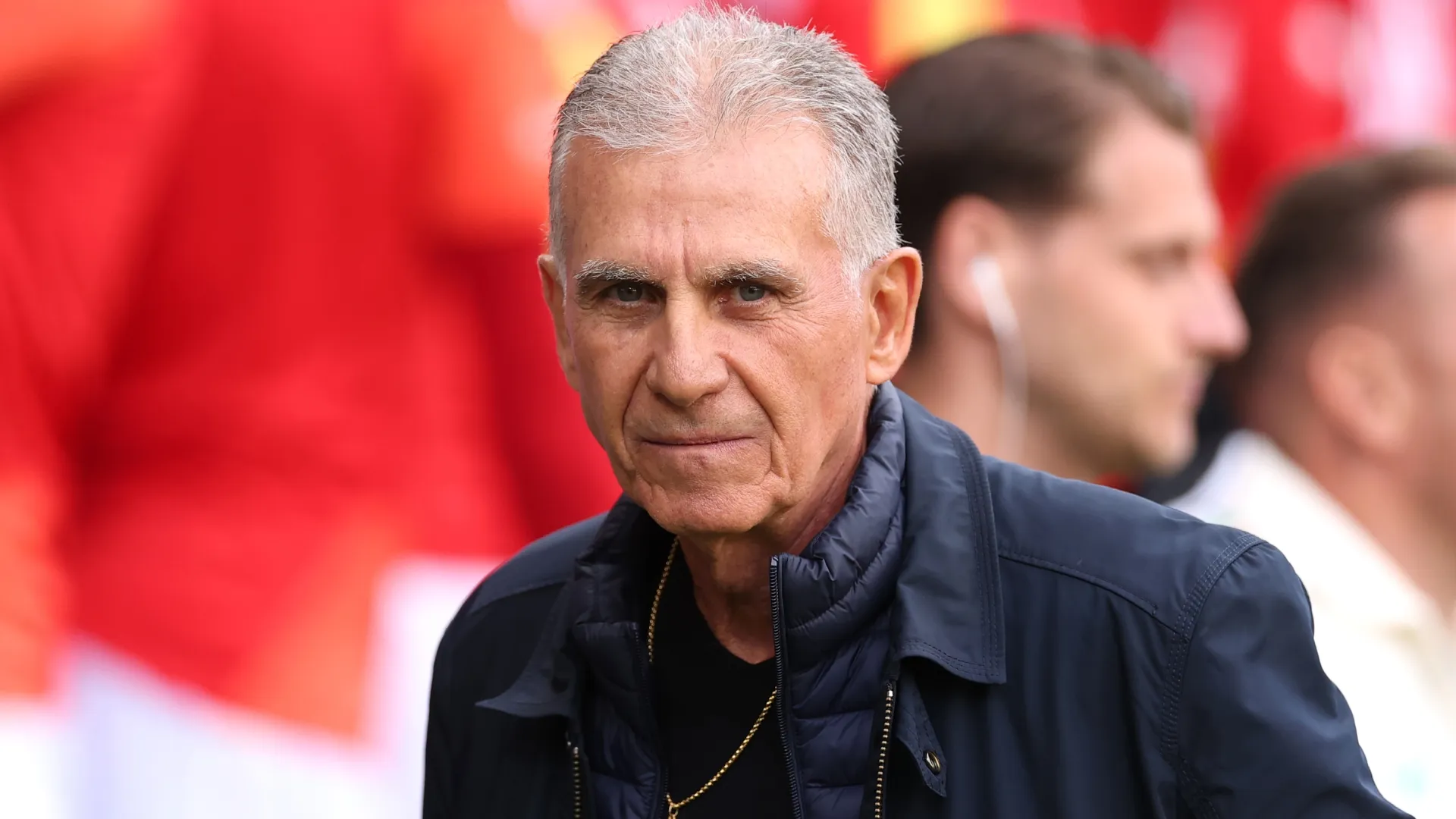 Carlos Queiroz looks on during the international friendly match (Source: Warren Little/Getty Images)