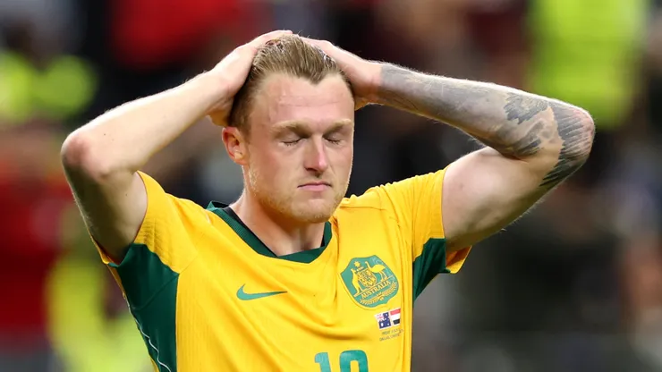 Harry Souttar of Australia
