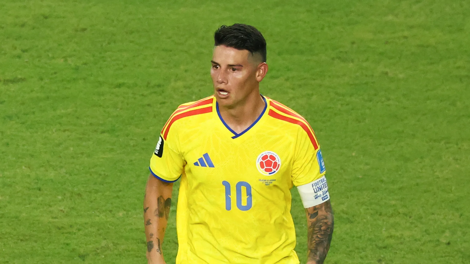 James Rodriguez of Colombia.