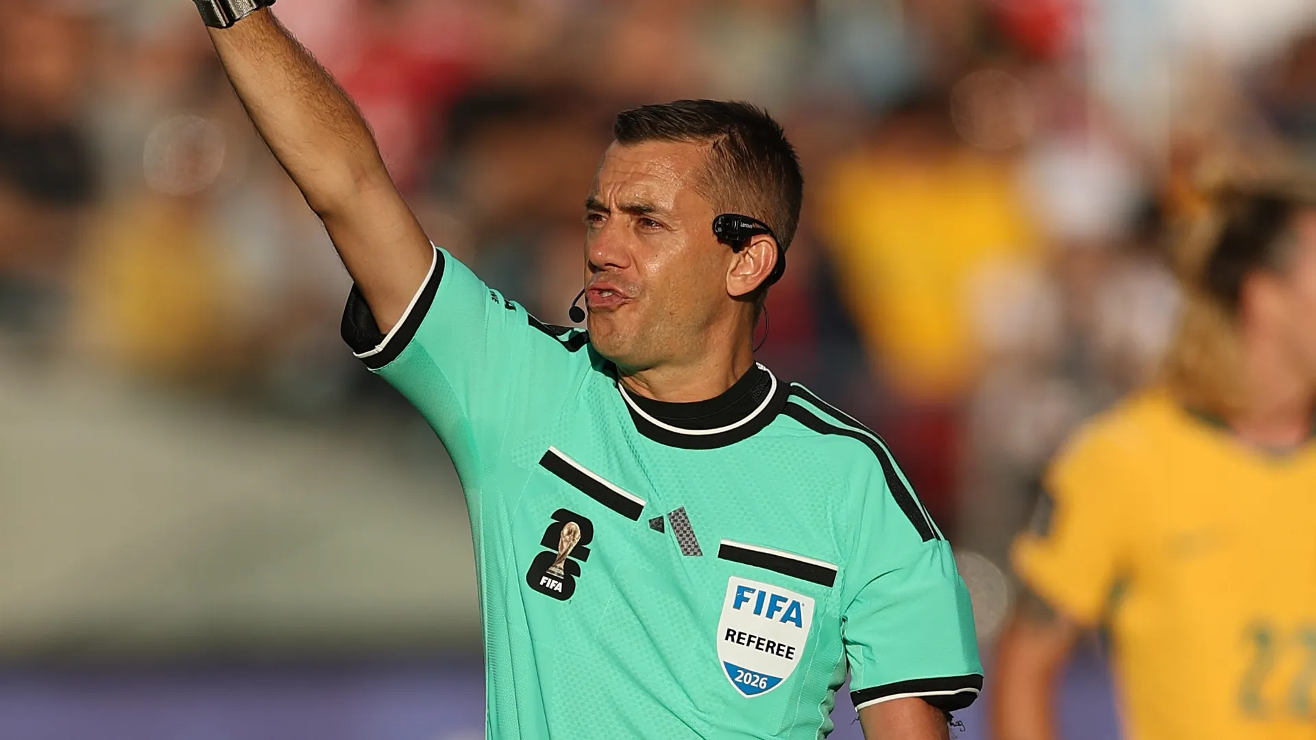 Referee Clement Turpin.