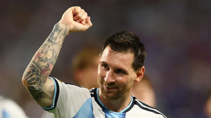 Lionel Messi of Argentina at Miami Stadium.