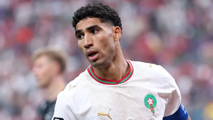 Achraf Hakimi #2 of Morocco.