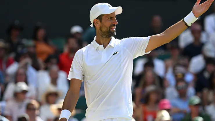Novak Djokovic of Serbia