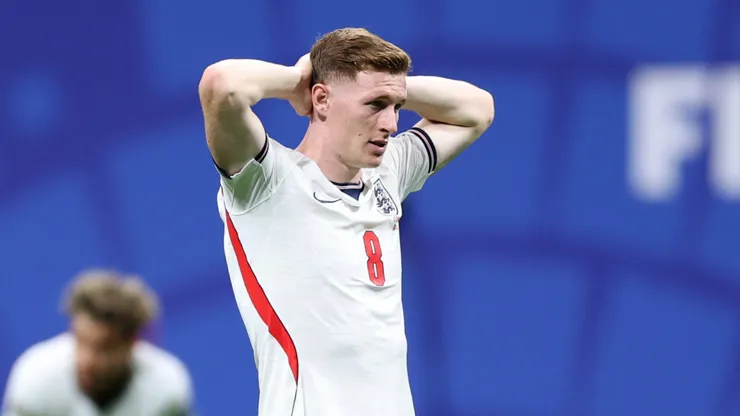 Elliot Anderson #8 of England.