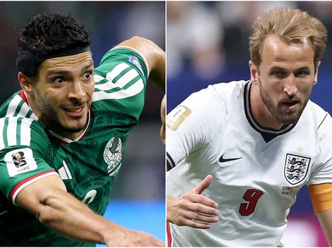 What is the weather and temperature for Mexico vs England today?