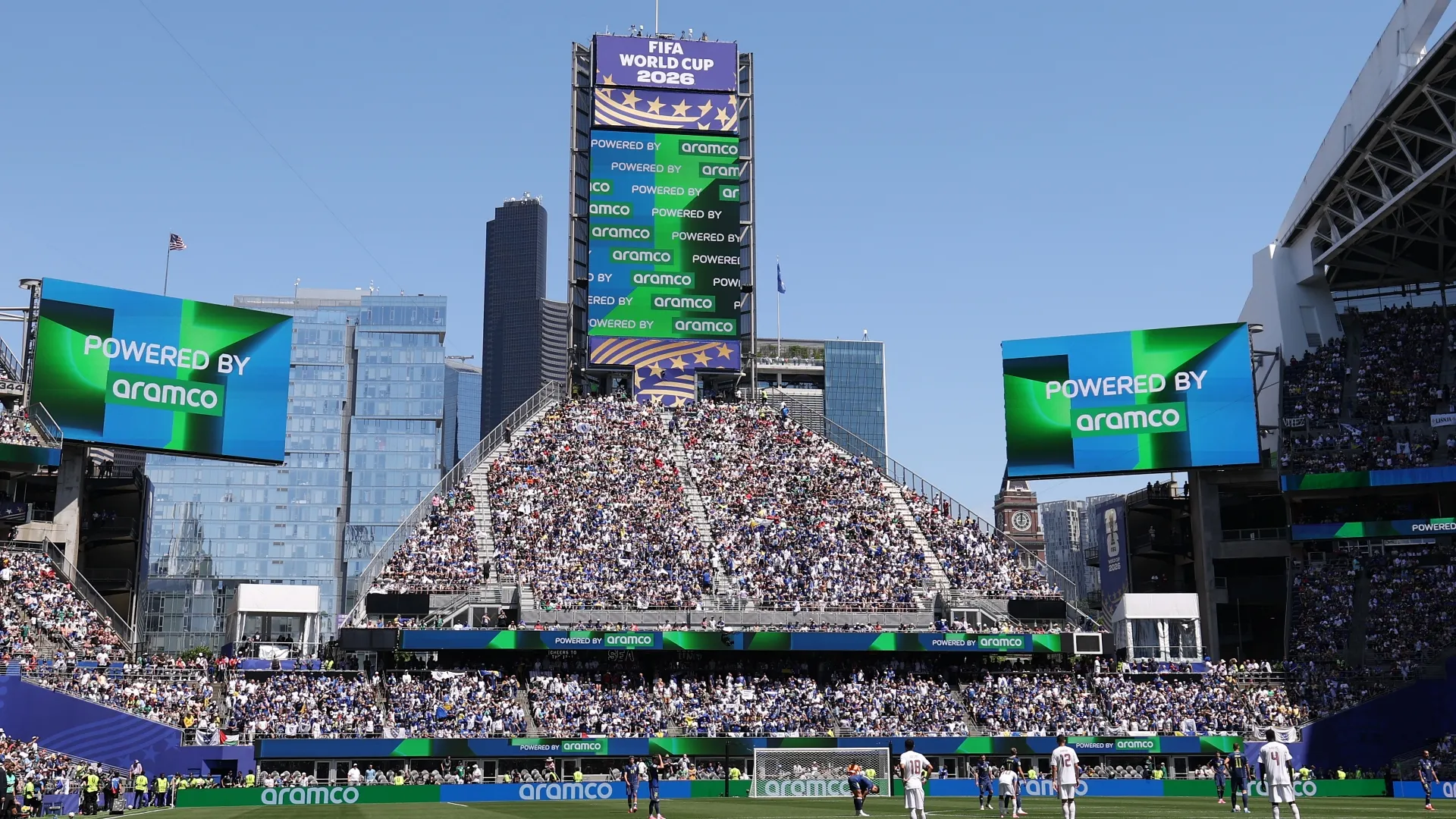 Lumen Field during the World Cup