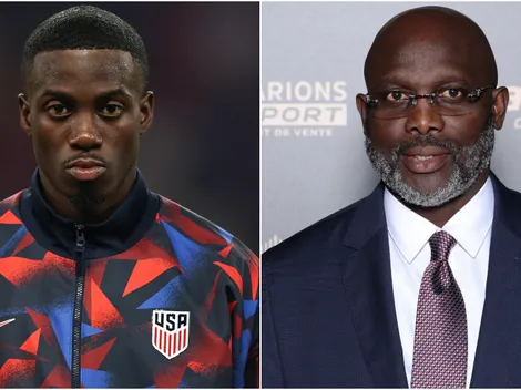 Is USA striker Timothy Weah related to George Weah?