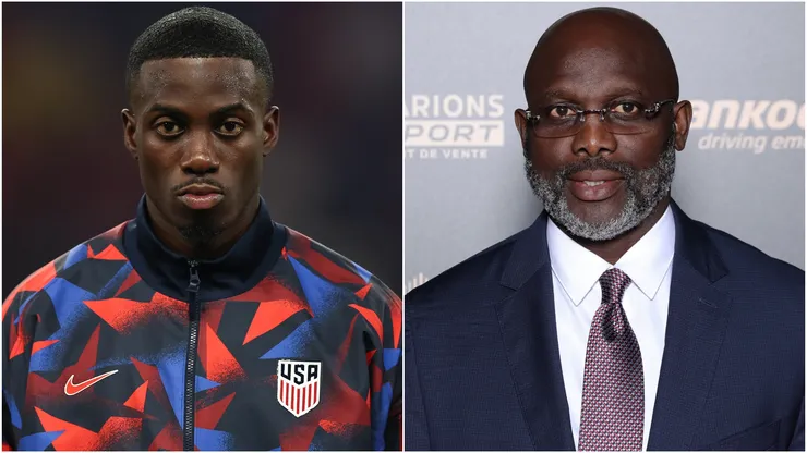 Tim and George Weah
