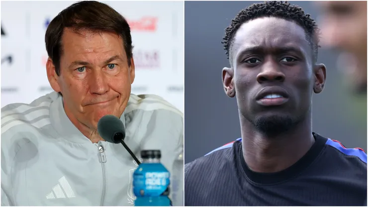 Rudi Garcia of Belgium and Folarin Balogun of USMNT.