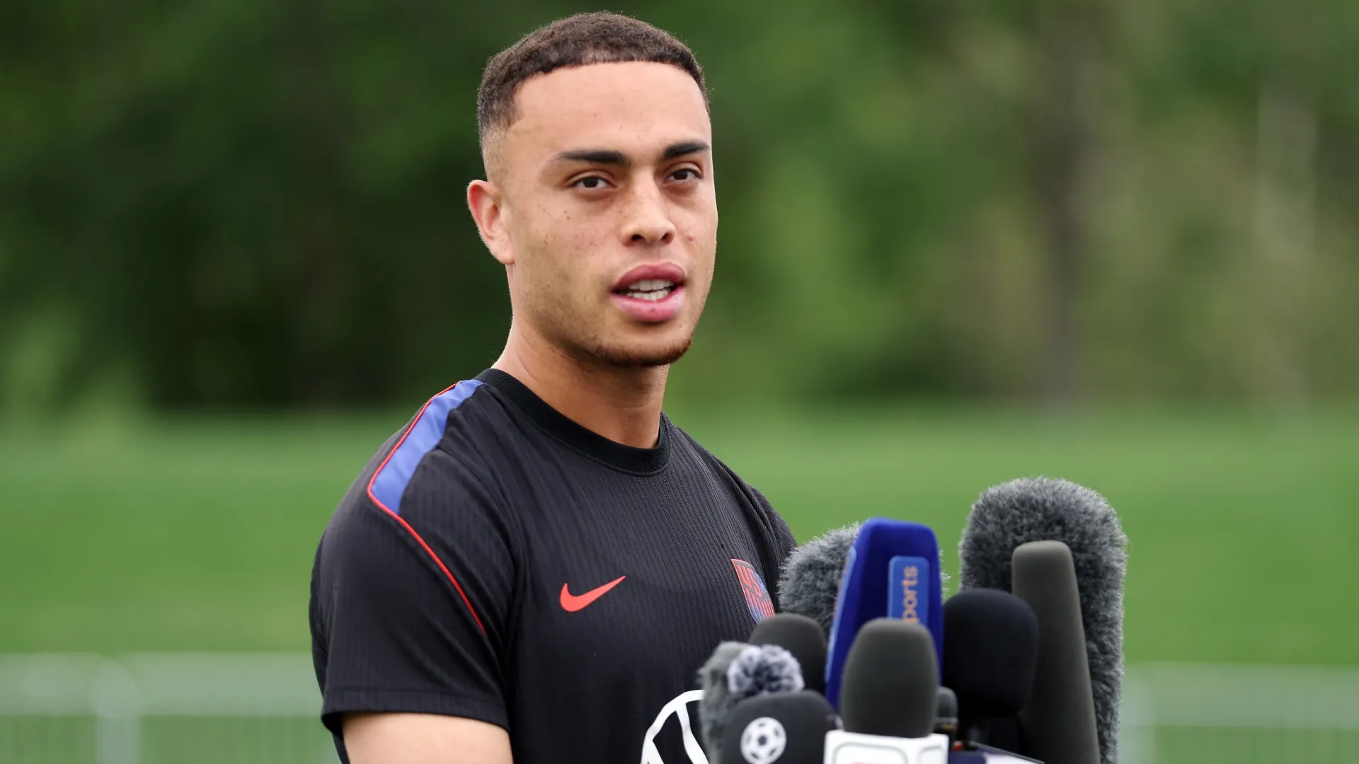 Sergino Dest during a training session for the 2026 World Cup (Source: Jamie Squire/Getty Images)