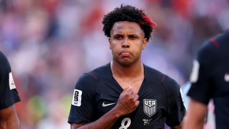 Weston McKennie #8 of the United States