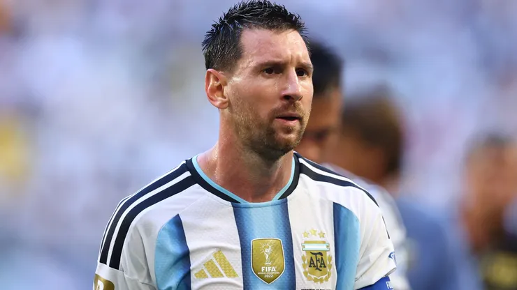 Lionel Messi #10 of Argentina.