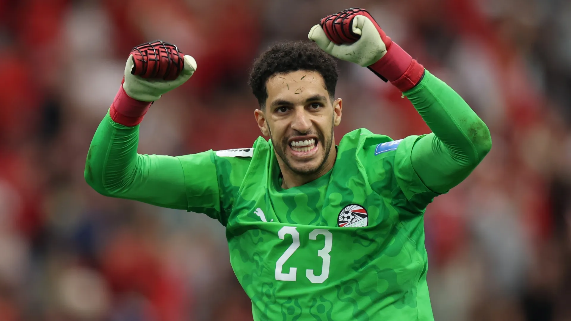 Mostafa Shoubir during the FIFA World Cup 2026 Group G match (Source: Emilee Chinn/Getty Images)
