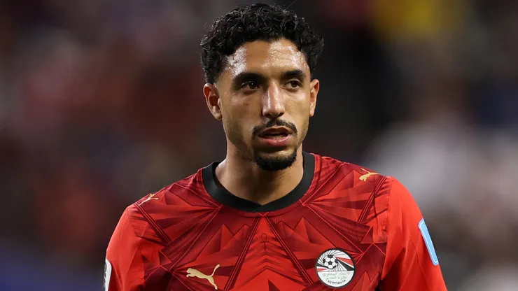 Omar Marmoush #22 of Egypt.