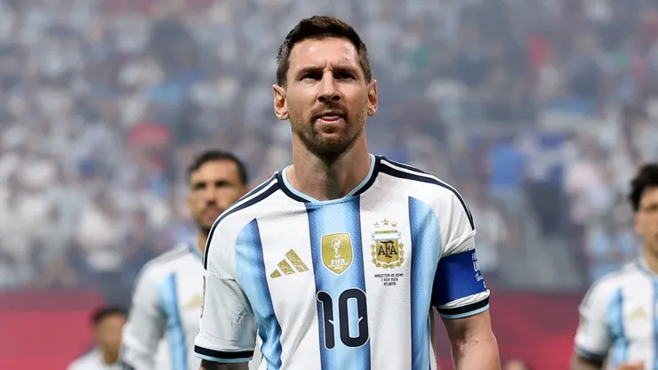Lionel Messi #10 of Argentina.