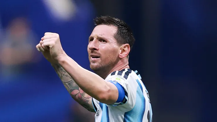 Lionel Messi of Argentina