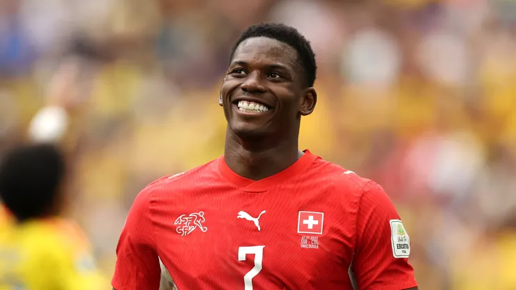 Breel Embolo #7 of Switzerland.
