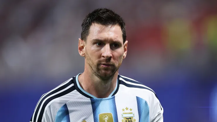 Lionel Messi #10 of Argentina at Atlanta Stadium.