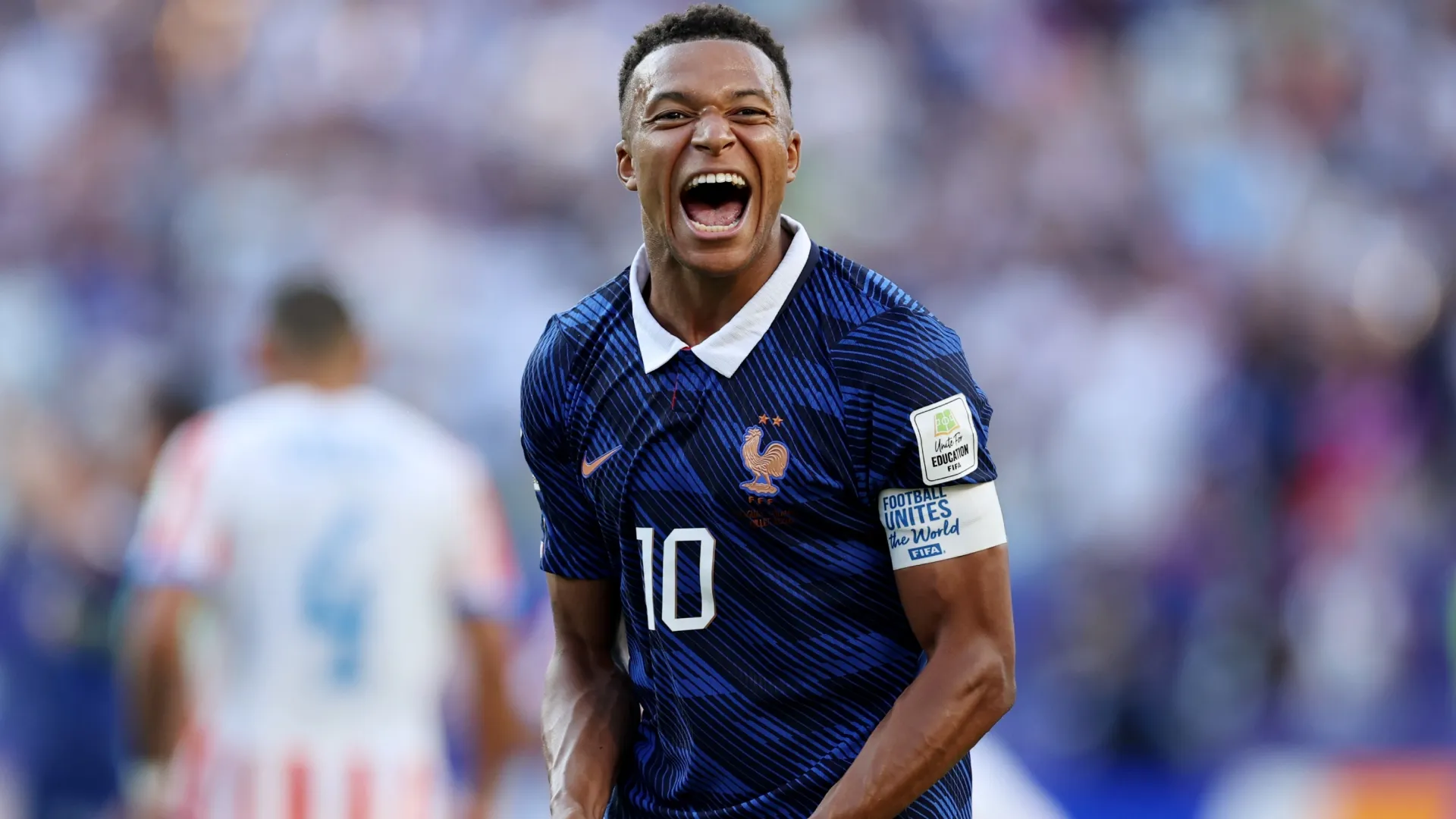 Kylian Mbappe #10 of France