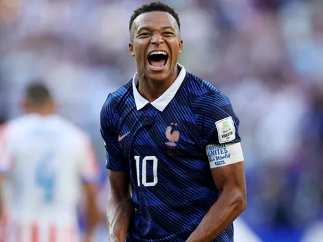 The uniforms France and Morocco are wearing today