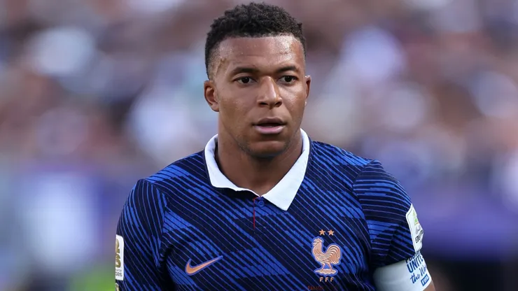 Kylian Mbappe #10 of France.