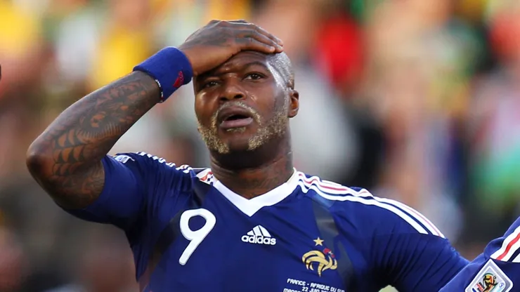Djibril Cisse of France at 2010 World Cup in South Africa.