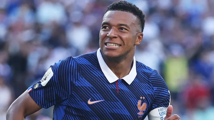 Kylian Mbappe #10 of France.
